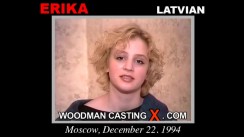 Access Erika casting in streaming. Pierre Woodman undress Erika, a  girl. 